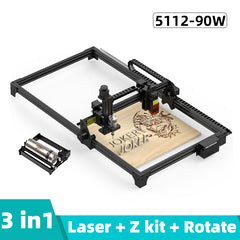 90W Laser Engraving Cutting Machine for Wood Printer Cutter Plywood CNC Laser Engraver and Cutter Large Cnc Router
