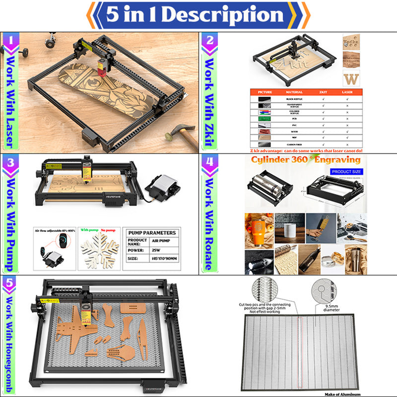 160W Laser Engraving Cutting Machine CNC Machine For Wood Cutter Plywood Laser Engraver For Metal Engraving Leather