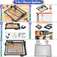 Feungsake Laser Engraver Machine 160W Marking Printer Laser Engraving Machine For Glass Cnc Wood Cutter Machines