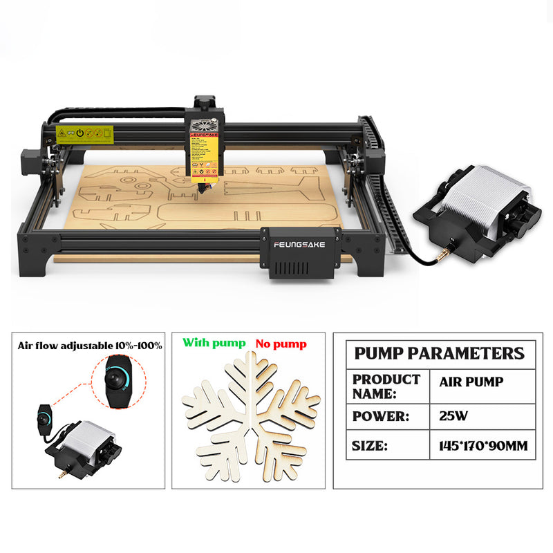 FEUNGSAKE CNC Laser Engraving Cutting Machine Large 2000*2400mm Marking Printer Metal 160W Laser Engraver Machine