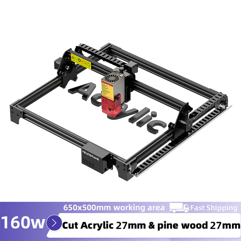 Feungsake Laser Engraver Machine 160W Marking Printer Laser Engraving Machine For Glass Cnc Wood Cutter Machines